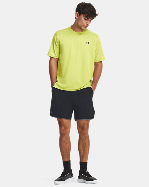 Men's UA Tech™ Vent Short Sleeve in Yellow image number 2